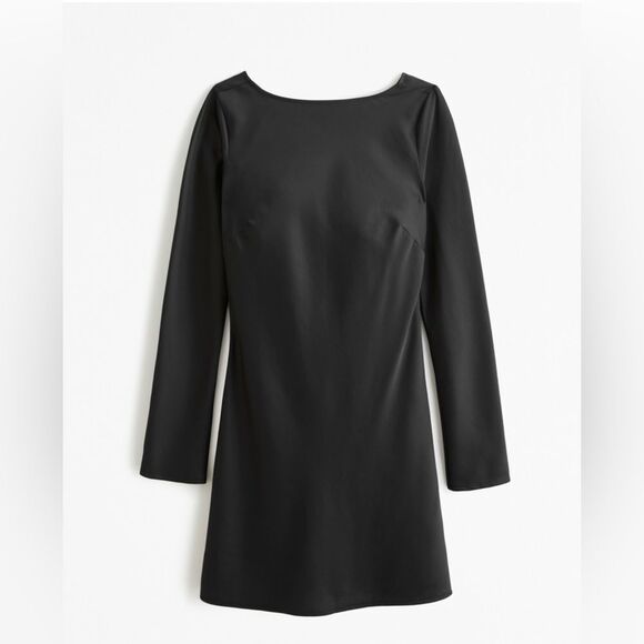 Abercrombie&Fitch open back black mini dress - Picture 4 of 6